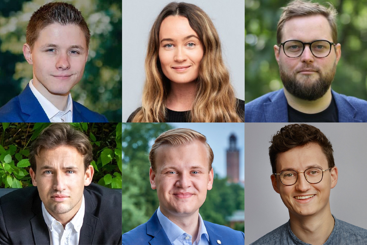 Seks unge kandidater debatter på TEC