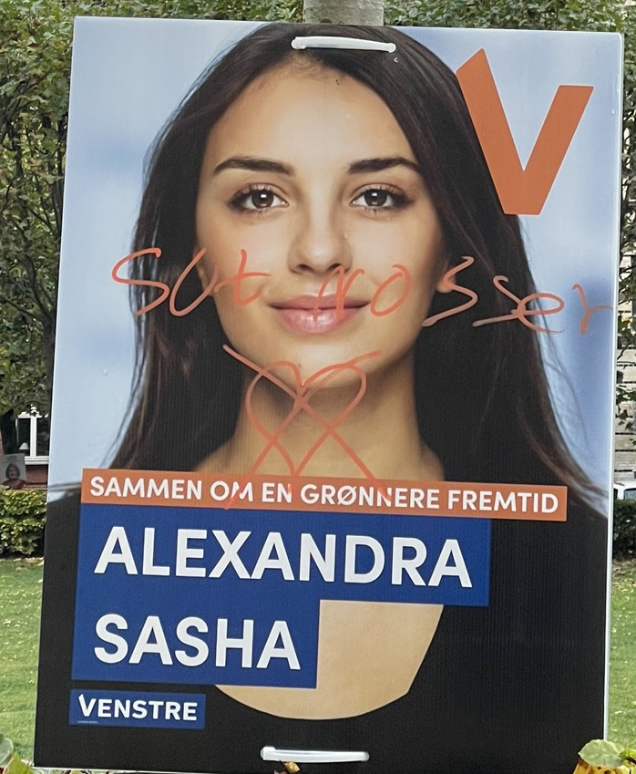 Alexandra Sashas valgplakat