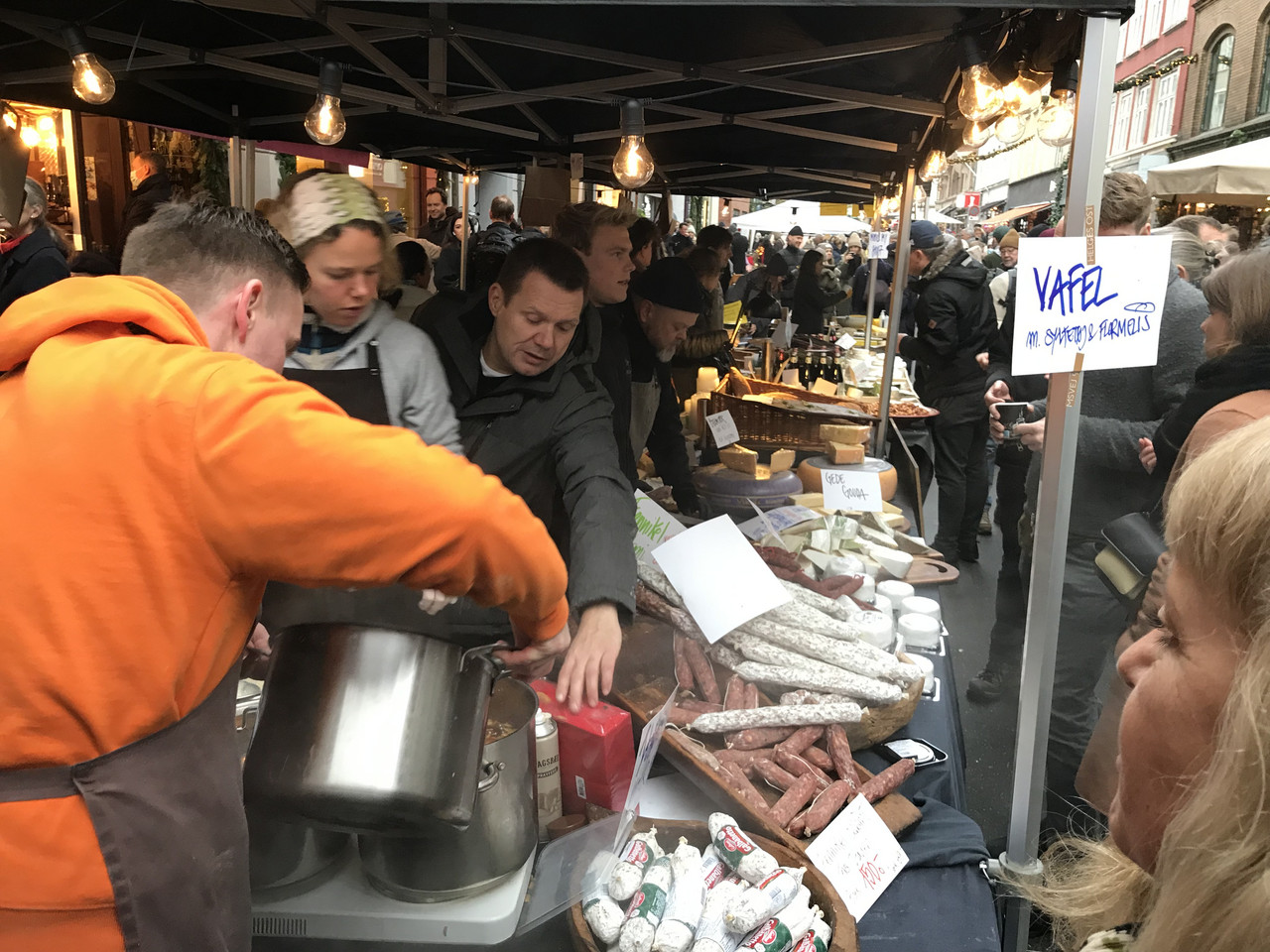 Julemarked på Værnedamsvej