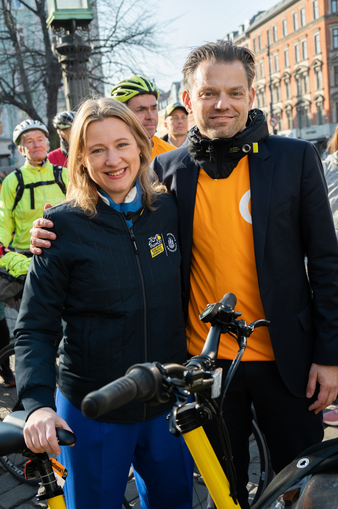 Karavanen fortsatte videre til København, hvor overborgmesteren tog imod.