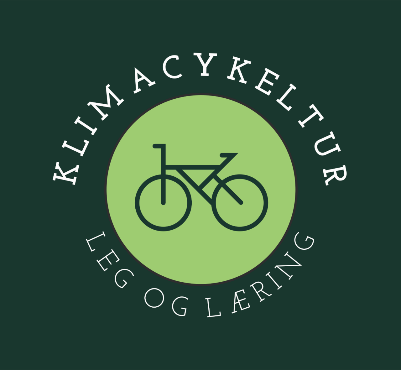 Sådan bliver det nye logo til projektet "Klima-cykeltur med forsyningen", som bliver udbudt til landet skoler fra sommeren 2023. 